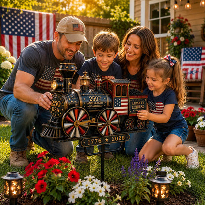 🔥Limited time 55% OFF🔥🚂USA 250 “Liberty Express” Train Garden Wind Spinner