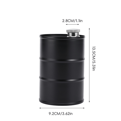 350ml/750ml Oil Drum Anti-rust Leak-proof No Odor Portable Wine Storage🛢Food Grade Camping Whisky Flagon Wine Jug Camping Supplies