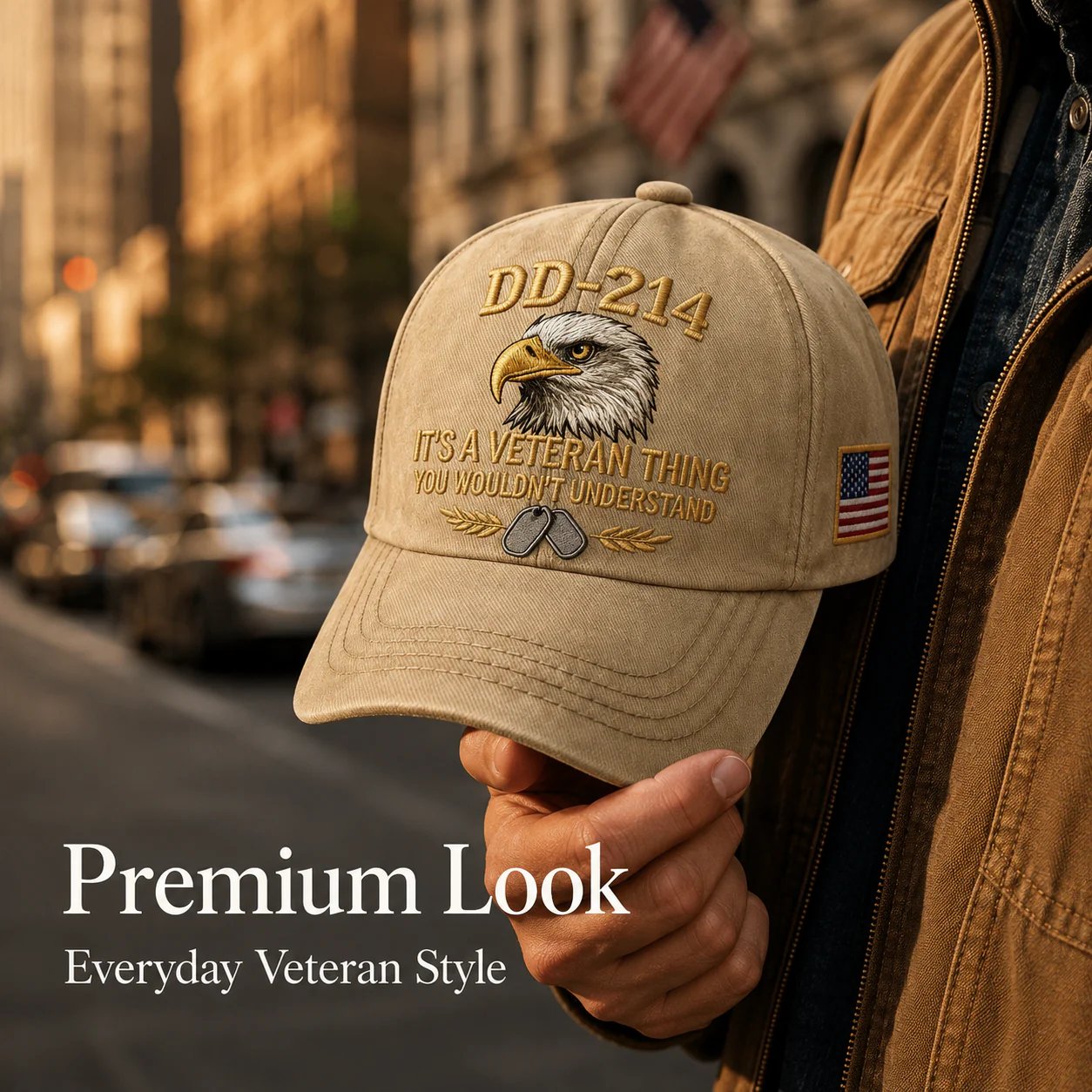 DD-214 Veteran 3D Embroidered Cap - “IT'S A VETERAN THING YOU WOULDN'T UNDERSTAND”