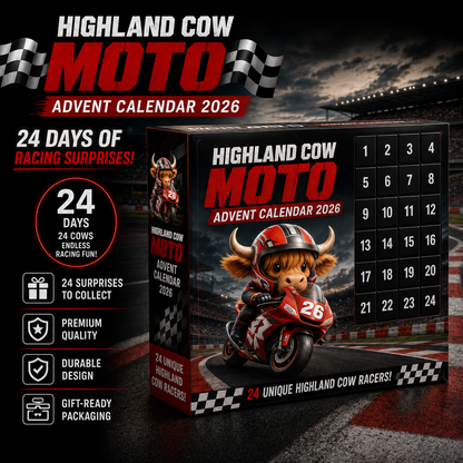 🐮🏍️ HIGHLAND COW MOTO ADVENT CALENDAR 2026