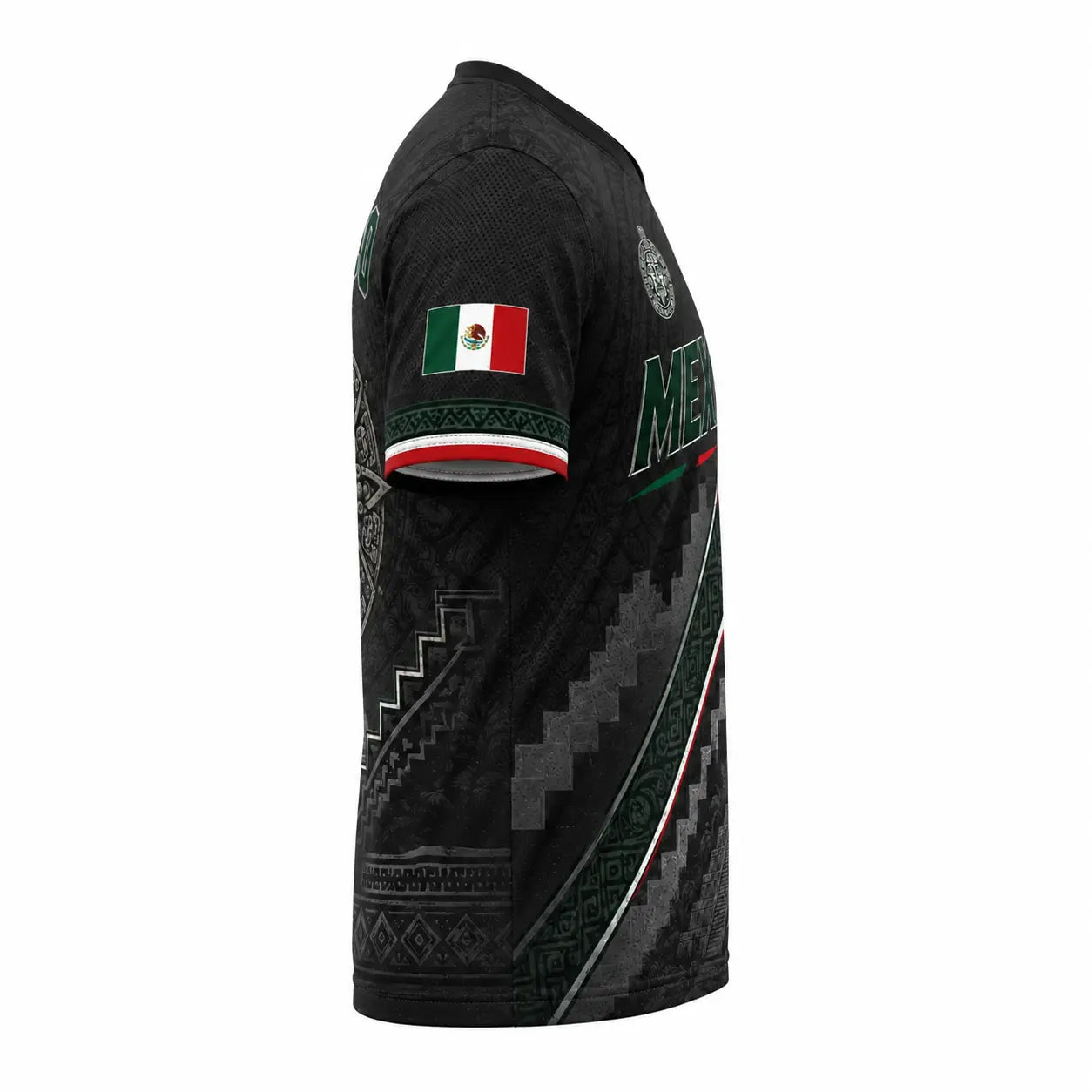 Men’s Mexico Heritage V-Neck Graphic Tee for Summer