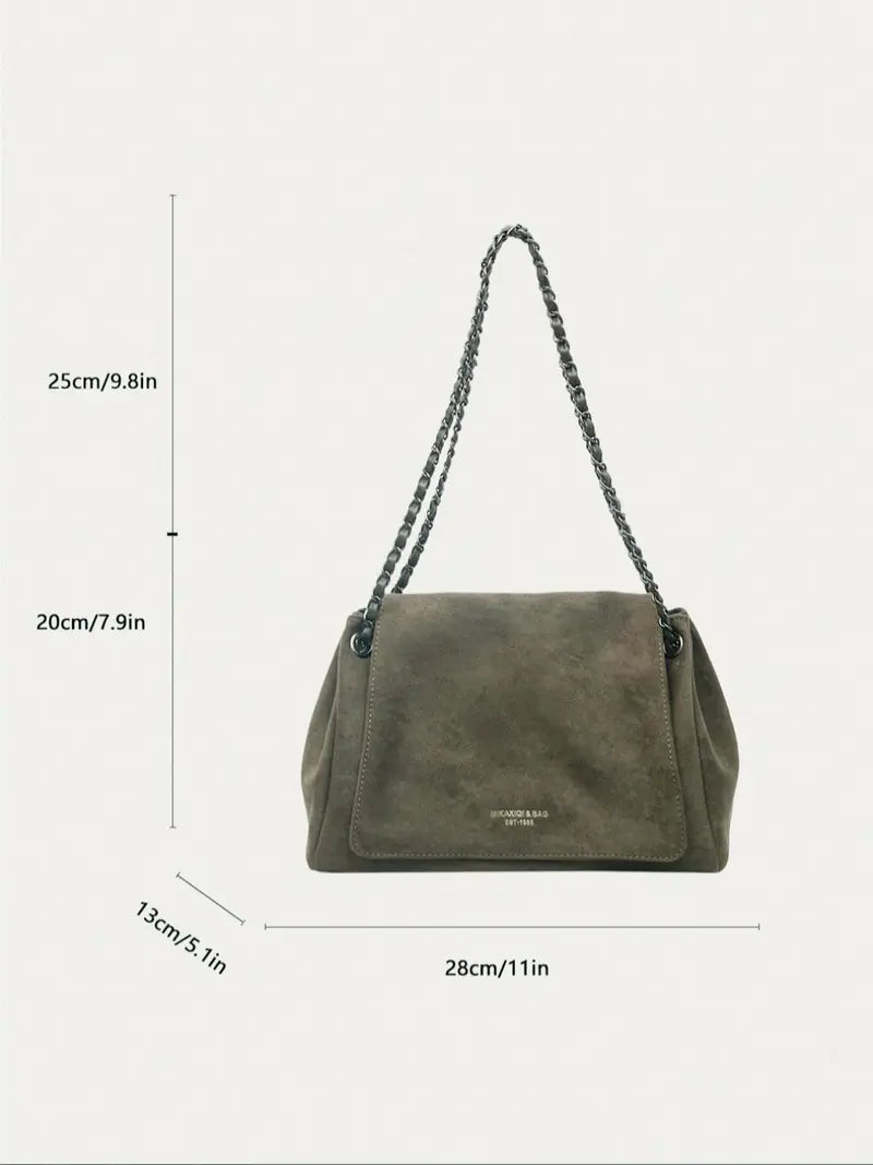 Women's Fall/Winter Suede Shoulder Bag