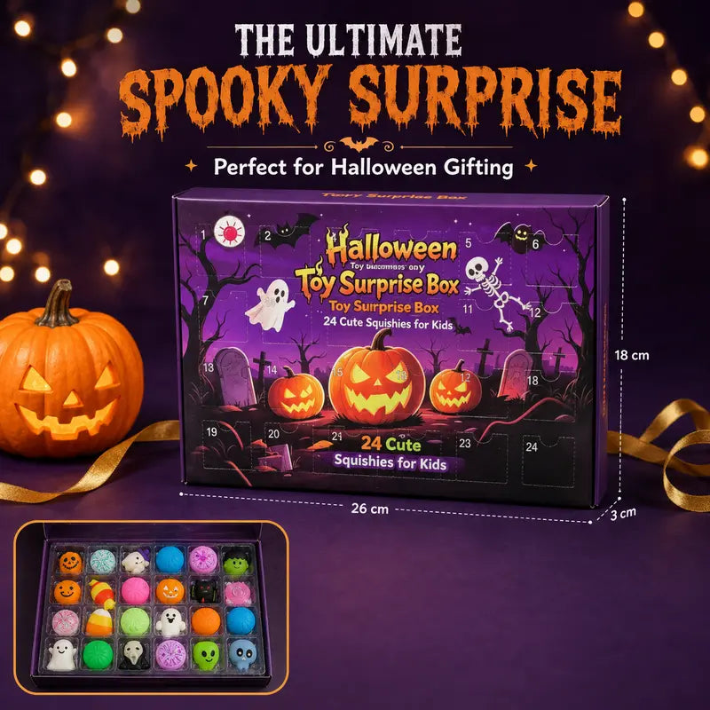 24-Piece Halloween Squishy Surprise Box