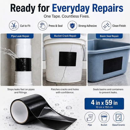 ✨Heavy-Duty Waterproof Seal Repair Tape – Strong Adhesive Leak Patch for Roof & RV