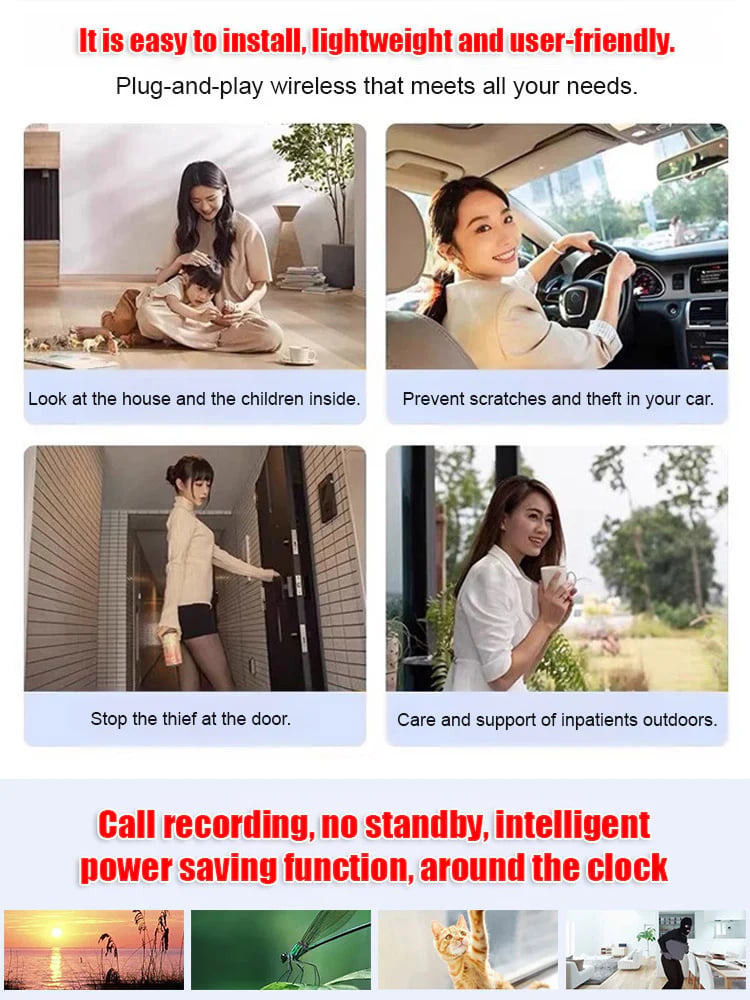 [Upgraded ultra-invisible]📸Mini WIFI Camera 1080P HD - Night Vision Included