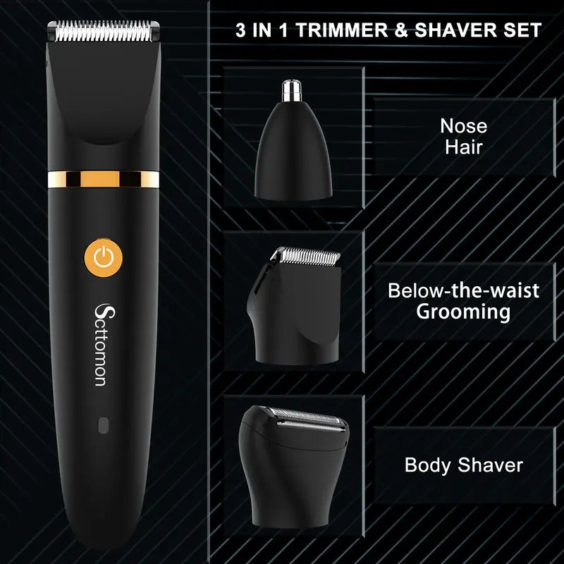 3 in 1 Electric Body Hair Trimmer