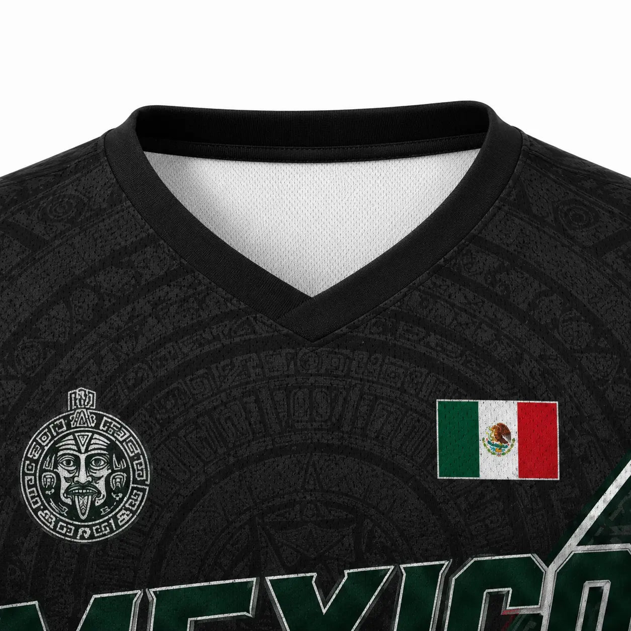 Men’s Mexico Heritage V-Neck Graphic Tee for Summer