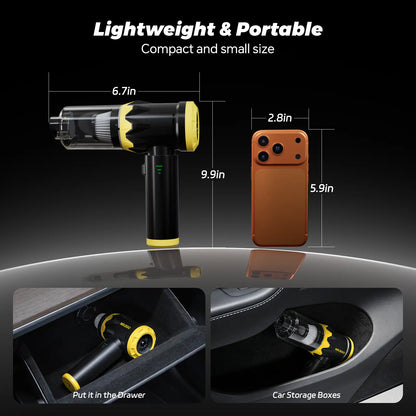 20000Pa Portable Cordless Car Vacuum Cleaner