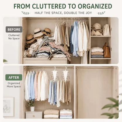🔥 50% OFF 360° Rotating 12-Hook Organizer Hanger – Closet Space Saver