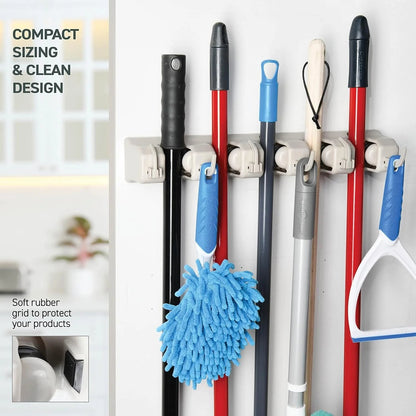 4 Slot & 5Hook Wall Mounted Holder