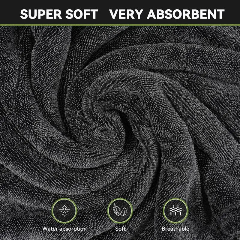 1200gsm-24*36 in Microfiber Car Drying Towel