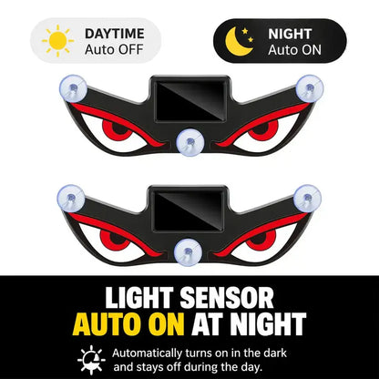 Dynamic LED Rear Window Display - Vampire Devil Eye