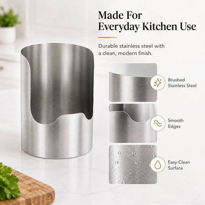 🍳Limited Time Sale 50% OFF — Stainless Steel Pot Lid Holder | Multi-Functional Kitchen Organizer For Lids, Cutting Boards & Utensils