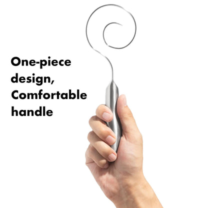 🎉🔥Seamless Dough Whisk, 430 stainless steel Dough Whisk, 9' Bread Whisk for Cooking