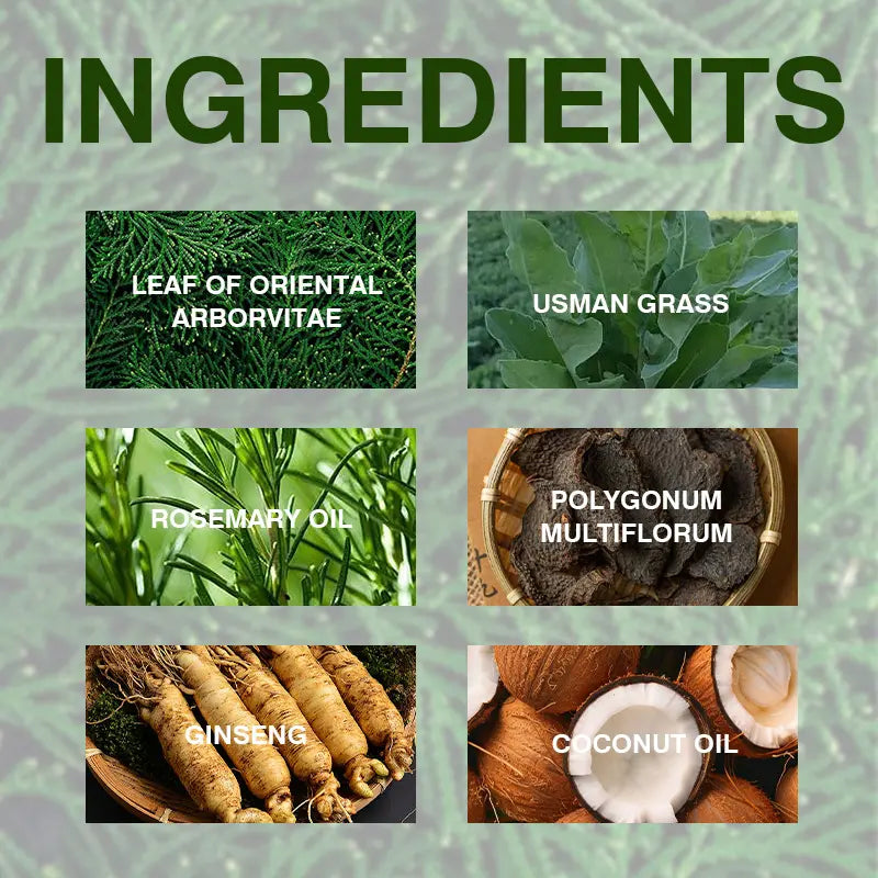 Anti Hair Loss Shampoo Soap with DHT Inhibitors of Polygonum Multiflorum Ginseng & Tea Tree Oil