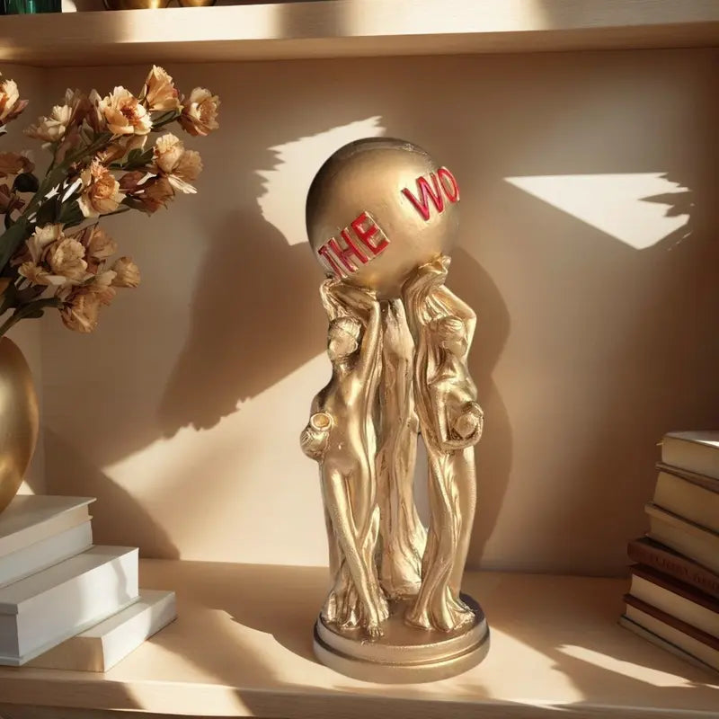 Elegant Resin Goddess Sculpture Figurine