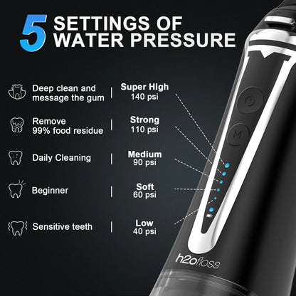 💦 50% OFF Cordless Water Flosser – Portable High-Pressure Oral Irrigator for Deep Cleaning