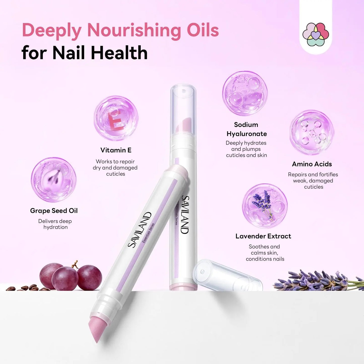 🔥Limited Time 49% OFF | Cuticle Remover Pen Set with Cuticle Oil, Portable Cuticle Softener for Home DIY & Professional Nail Salon Manicure