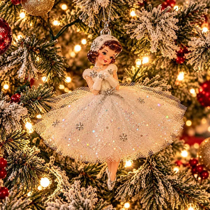🎄 Vintage Christmas Lady Ornaments – Bring Back the Magic of the 1950s ✨