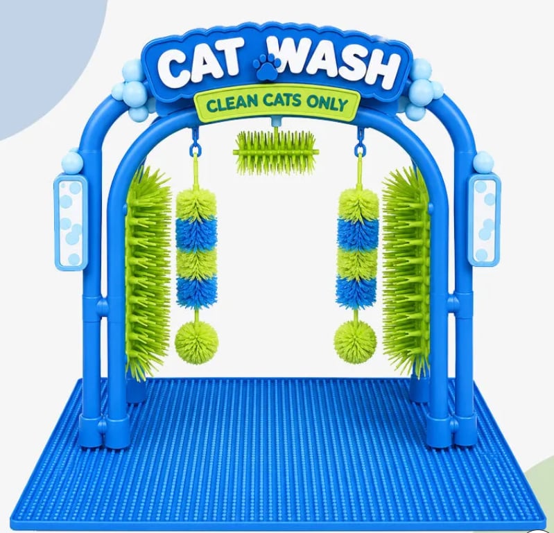🐾 360° Cat Self-Grooming Station – The Fun Way to Brush & Massage Your Cat