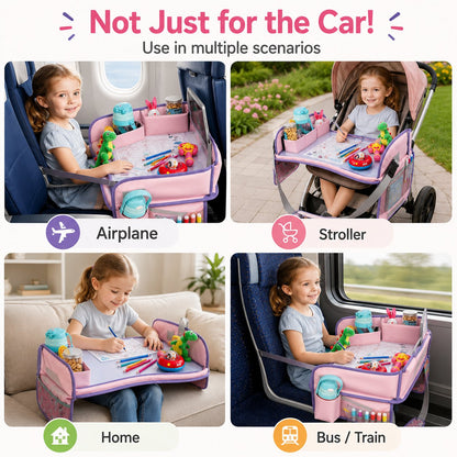 🚗 Kids Car Travel Tray | 5-in-1 Portable Activity Center