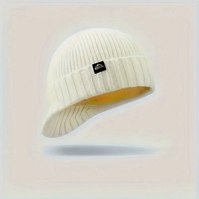 Knitted wool hat