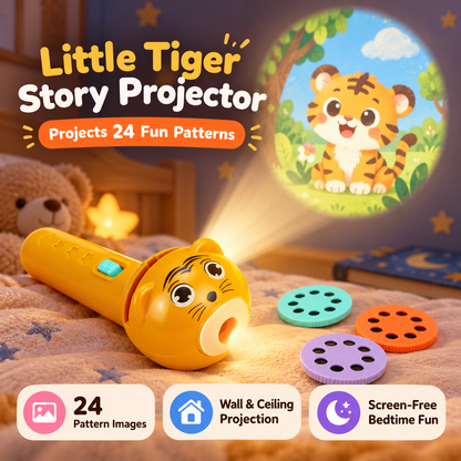 🌙 Kids Animal Story Projector – Magical Bedtime Flashlight