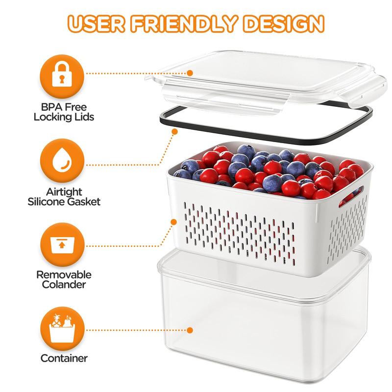 Selyn™ Fruit & Vegetable Storage Box Set (4-Count🍒🥝Free Shipping)