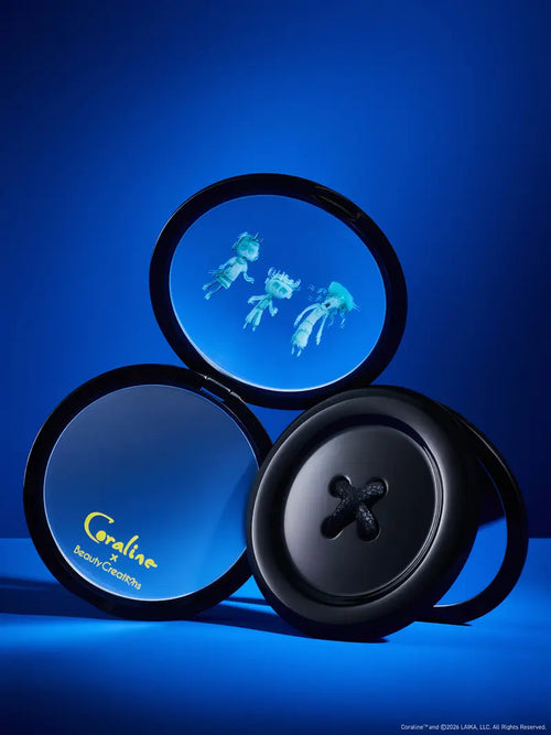 "Button Eyes" Compact Mirror