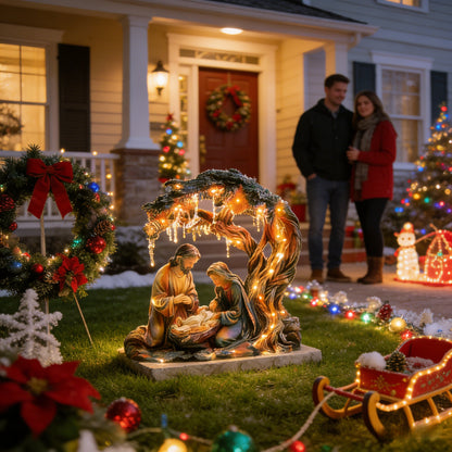 ⚡️FLASH SALE 70% OFF - 🎄🎁Christmas Nativity Scene Decorative Figurine