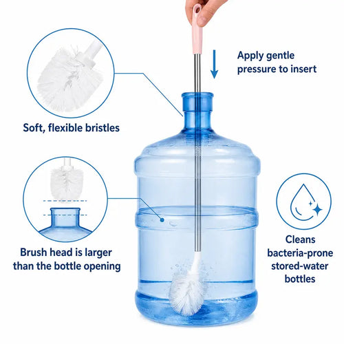 5-gallon water tank cleaning brush, 2-pack