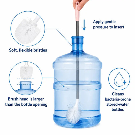 5-gallon water tank cleaning brush, 2-pack