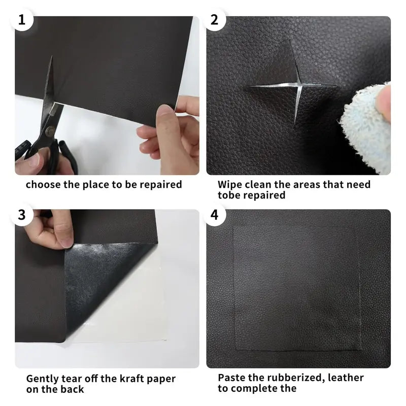 20*54 Inch Self-Adhesive Leather Sticker Patch Cuttable