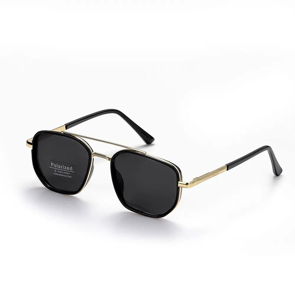 Fashion Geometric Double-Beam Sunglasses | 2026 Summer Trend | Lightweight Metal Frame | UV400