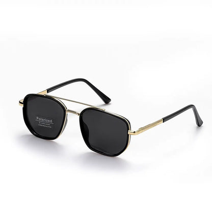 Fashion Geometric Double-Beam Sunglasses | 2026 Summer Trend | Lightweight Metal Frame | UV400