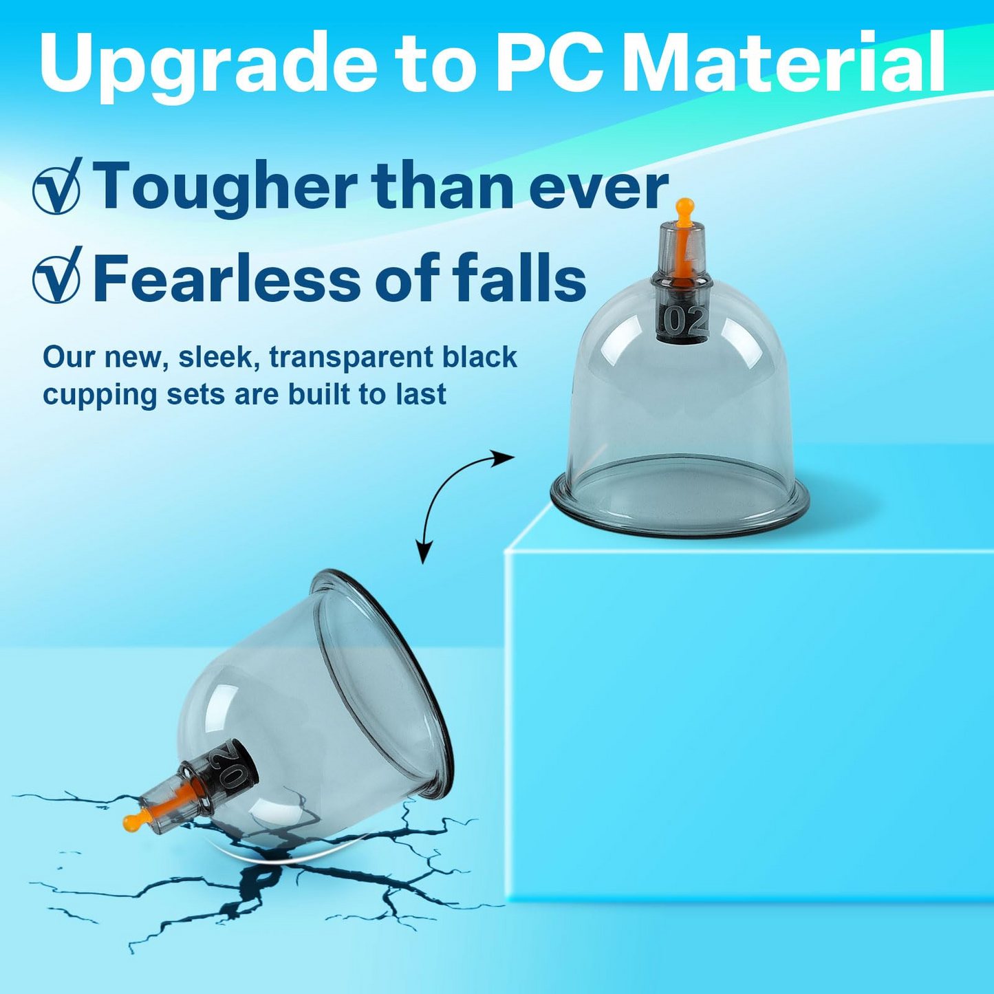 🏺 Finally, a Cupping Set That Won't Break – PC Material & Upgraded Pump