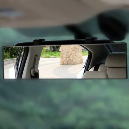 🚗 Wide Angle Rear View Mirror – 12' Anti-Glare Panoramic Clip-On Car Mirror