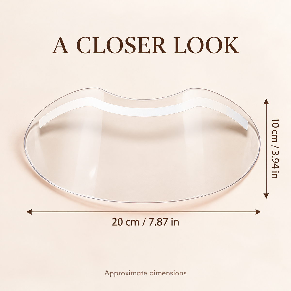 💧 Lash & Brow Shower Shield – Clear Adhesive Splash Guard for Easier Hair Washing