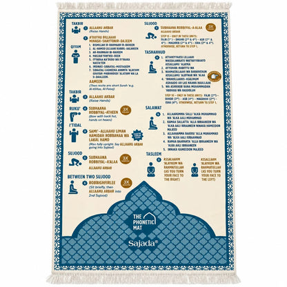 ⏰Step-by-Step Phonetic Padded Prayer Mat