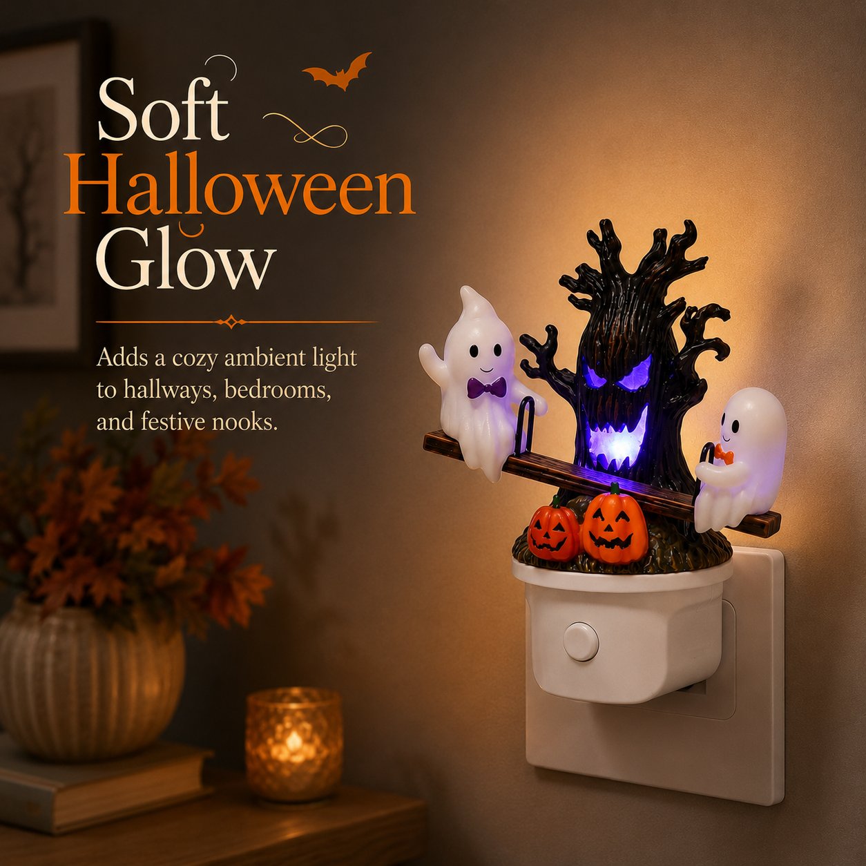 Halloween Early Bird Sale✨Cute Halloween Glow 👻Pumpkins & Glowing Spooky Tree