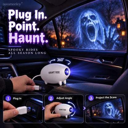👻 Limited Time: 50% OFF – Halloween Ghost Window Projector, Spooky Effects for Home & Car