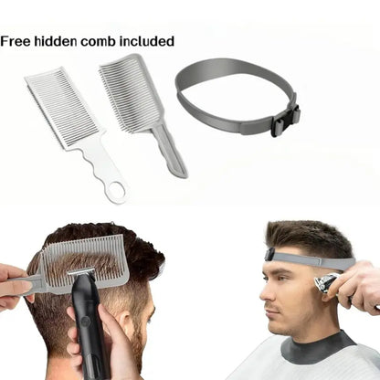 Unisex 4-Piece Hair Cutting Guide Comb Kit