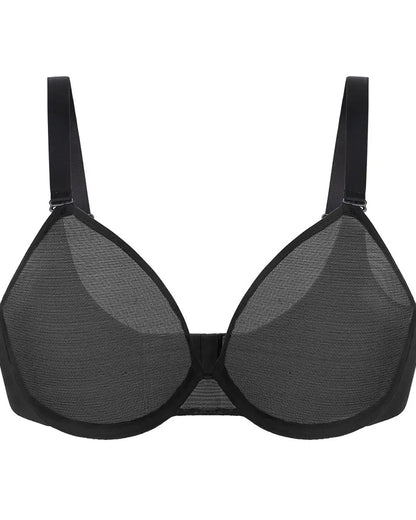 Seraphina Air Light Plus Size Mesh Underwire Bra