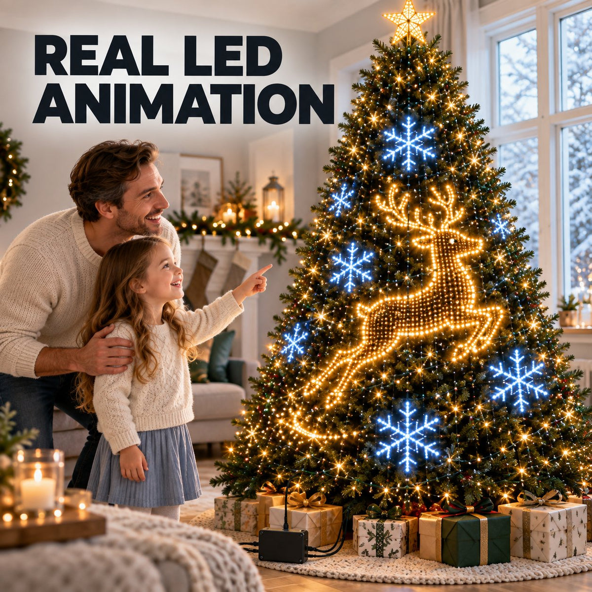 🎄Led Jingles Animated Christmas Tree Lights