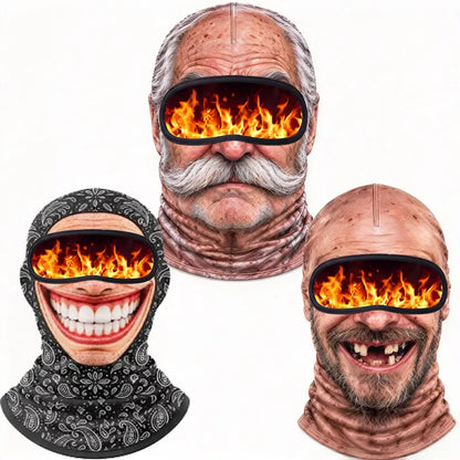 Funny Realistic 3D Printed Ski Mask