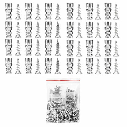6x14mm Short Expansion Screws Set - 30Pack