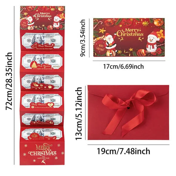 🎁BUY 1 GET 1 FREE🎅🎄Foldable 6-Slot Christmas Red Envelope