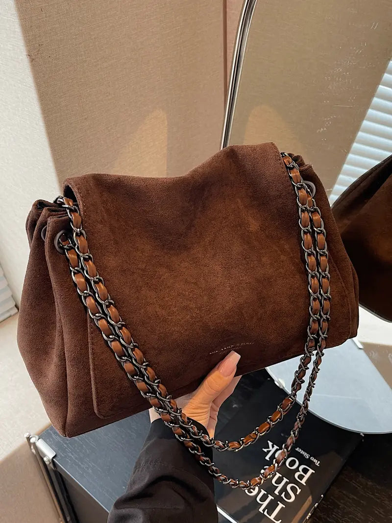Women's Fall/Winter Suede Shoulder Bag