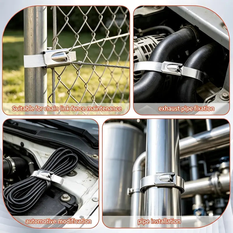 Heavy‑Duty 304 Stainless Steel Cable Tie Tensioning Tool Set