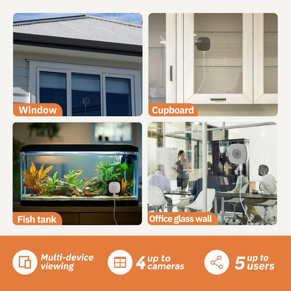 🔥Crystal-clear security 2K camera 🎥 Color Night Vision 🌙 24/7 Recording & Smart Alerts 🚨 Easy Install! 🔒